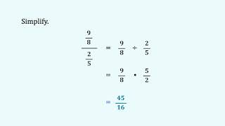 1.1 IXL Simplify complex fractions 7th grade math
