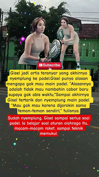 Gisel Akhirnya Nyemplung ke Padel #shorts #trending #artis #giselantasia