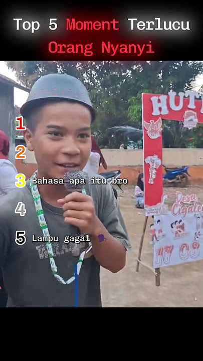 Top 5 Moment Terlucu Orang Nyanyi