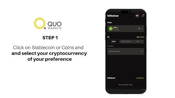 QuoMarkets: Step-by-Step Guide for Crypto Withdraw Ethereum