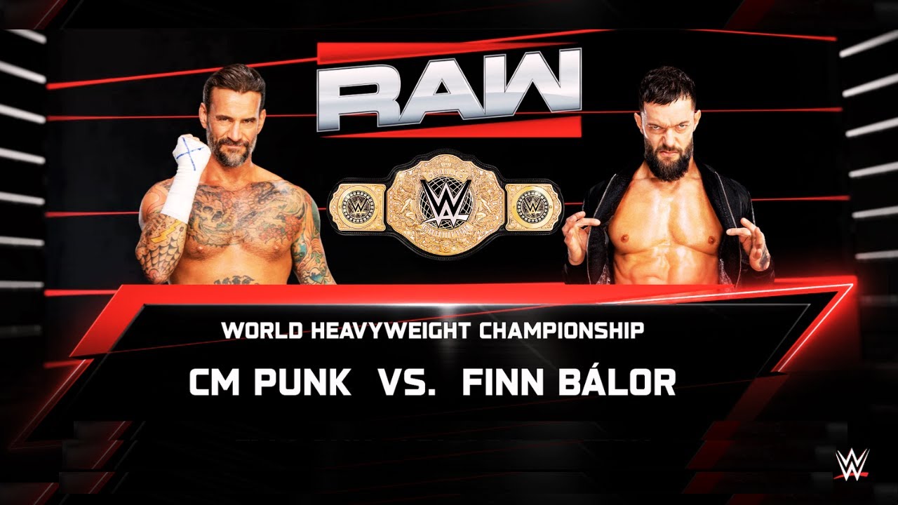 CM Punk vs Finn Bálor – World Heavyweight Championship Match | WWE Monday Night Raw 01/19