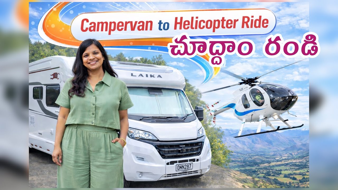 Campervan Life cooking and helicopter ride 