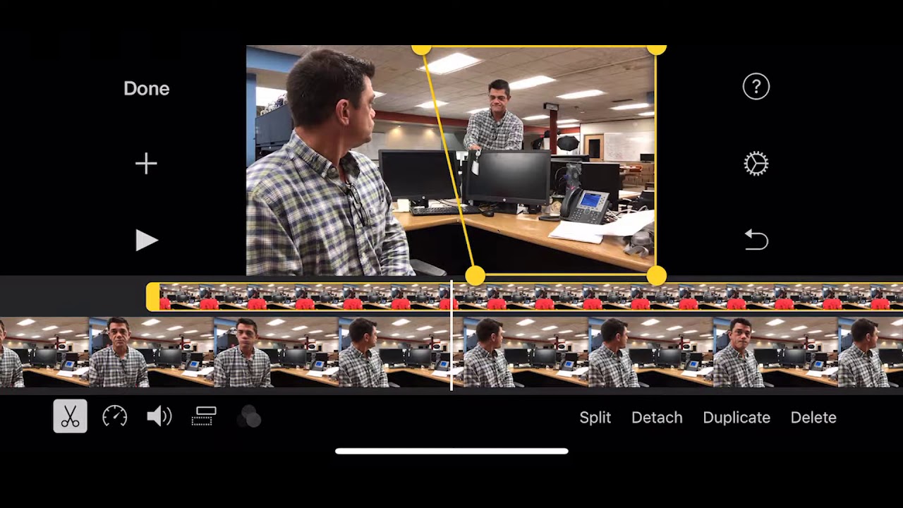 Training with Tony: Green/Blue Screen, Cropping iMovie