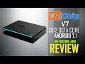 Wechip V7 TV Box video Wechip V7 TV Box video