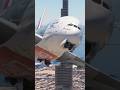 Emirates A380 "Grand Slam Tennis" Special Livery: Approach near the Burj Khalifa