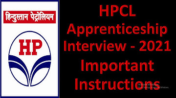 HPCL Apprenticeship Recruitment 2020 |HPCL Interview Question and Answer| Instruction |Latest Update
