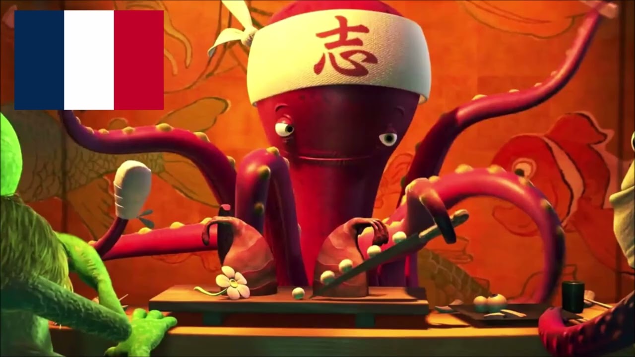 Monsters, Inc. Scream Arena - Sushi Chef Voice Clips (French)