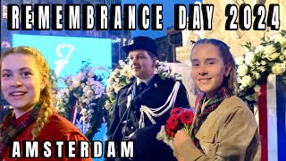 Remembrance day 2024 in Amsterdam LIVE - Dodenherdenking op de Dam