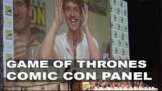Game of Thrones: Comic Con Panel: Book or Show, Pedro's 1st Day, Hound & Brienne Battle | ScreenSlam