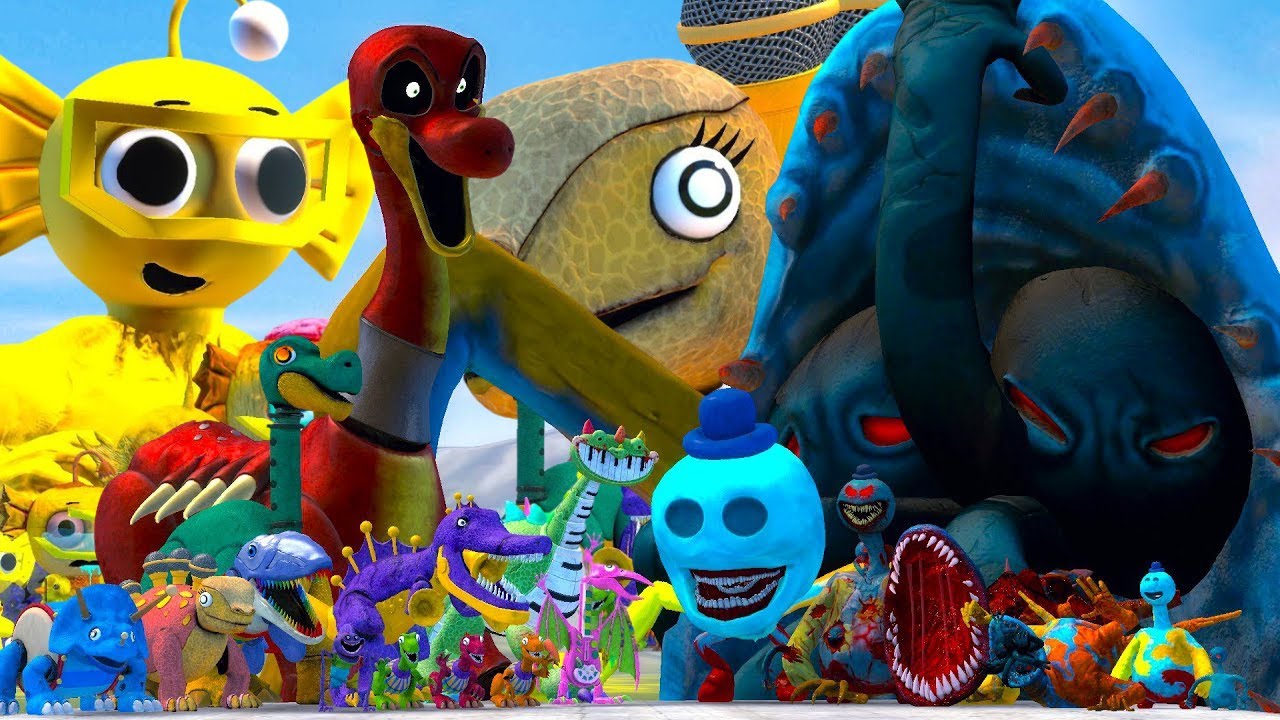 Epic Battle: Bron Dino Toy Family vs Doey The Doughman Family – All Phases in Garry’s Mod!