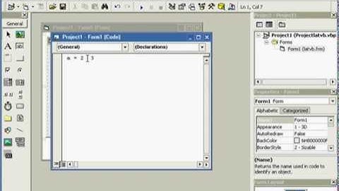 Cara Mudah Belajar Visual Basic 6.0 - Dasar Dasar Operasi Visual Basic 6.0