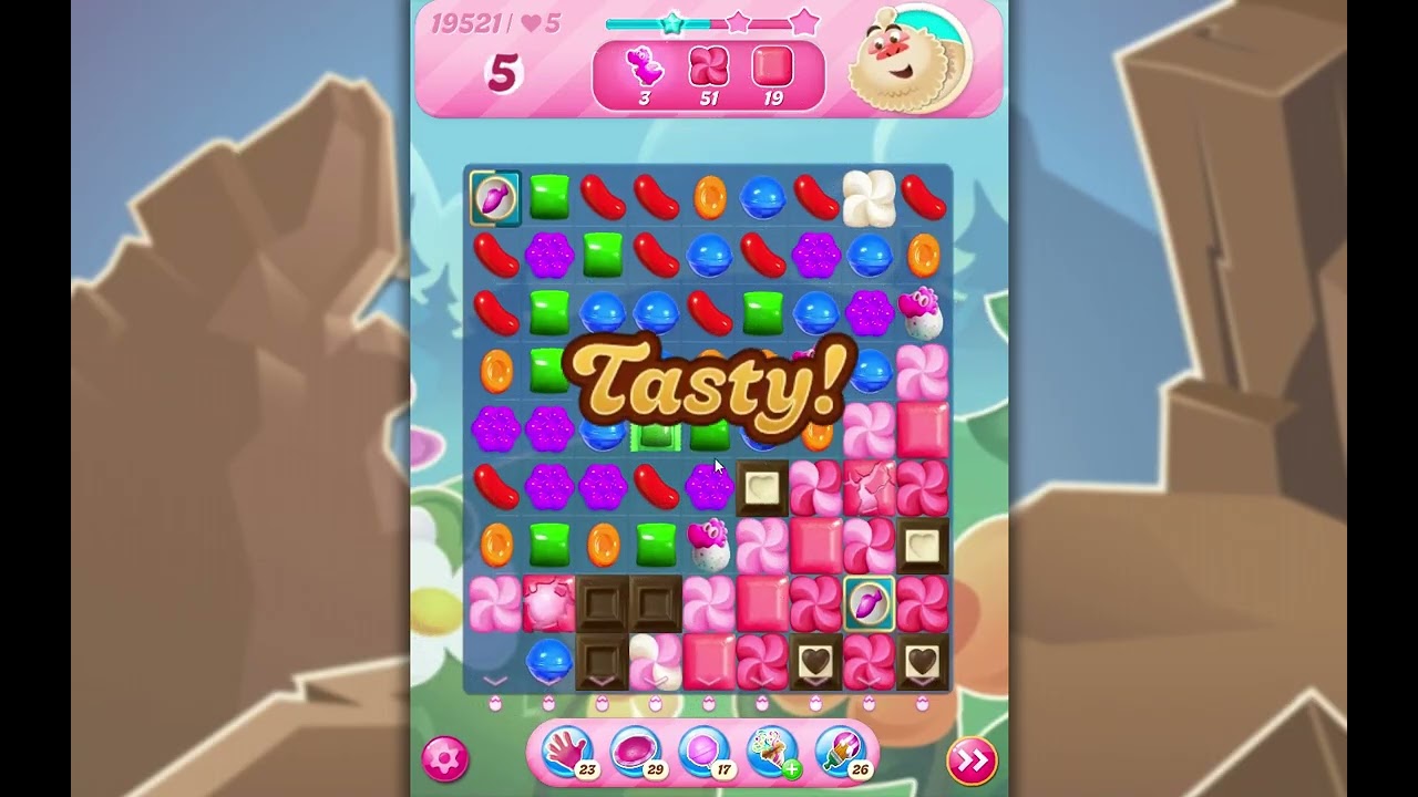 Candy Crush Saga Level 19521 - YouTube