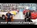 Giorgetto Giugiaro Interview | The Greatest Automotive Designer of the 20th Century