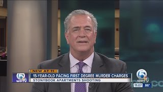 15-year-old facing first-degree murder charge in Riviera Beach shooting