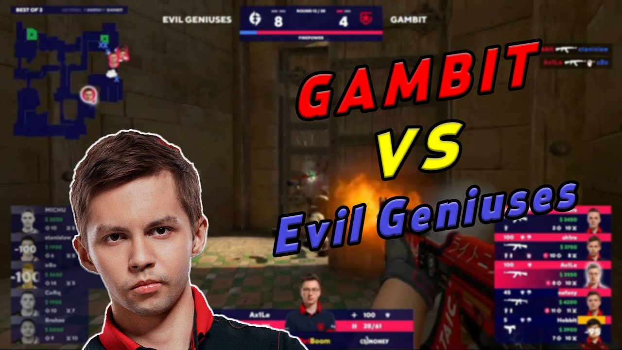 Лучшие моменты Gambit vs EG I Gambit vs Evil Geniuses Blast Premier Spring Final 2021 I RU