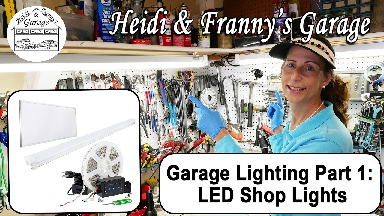 LED Shop Lights from SuperBrightLeds.com (Garage Lighting Part 1)