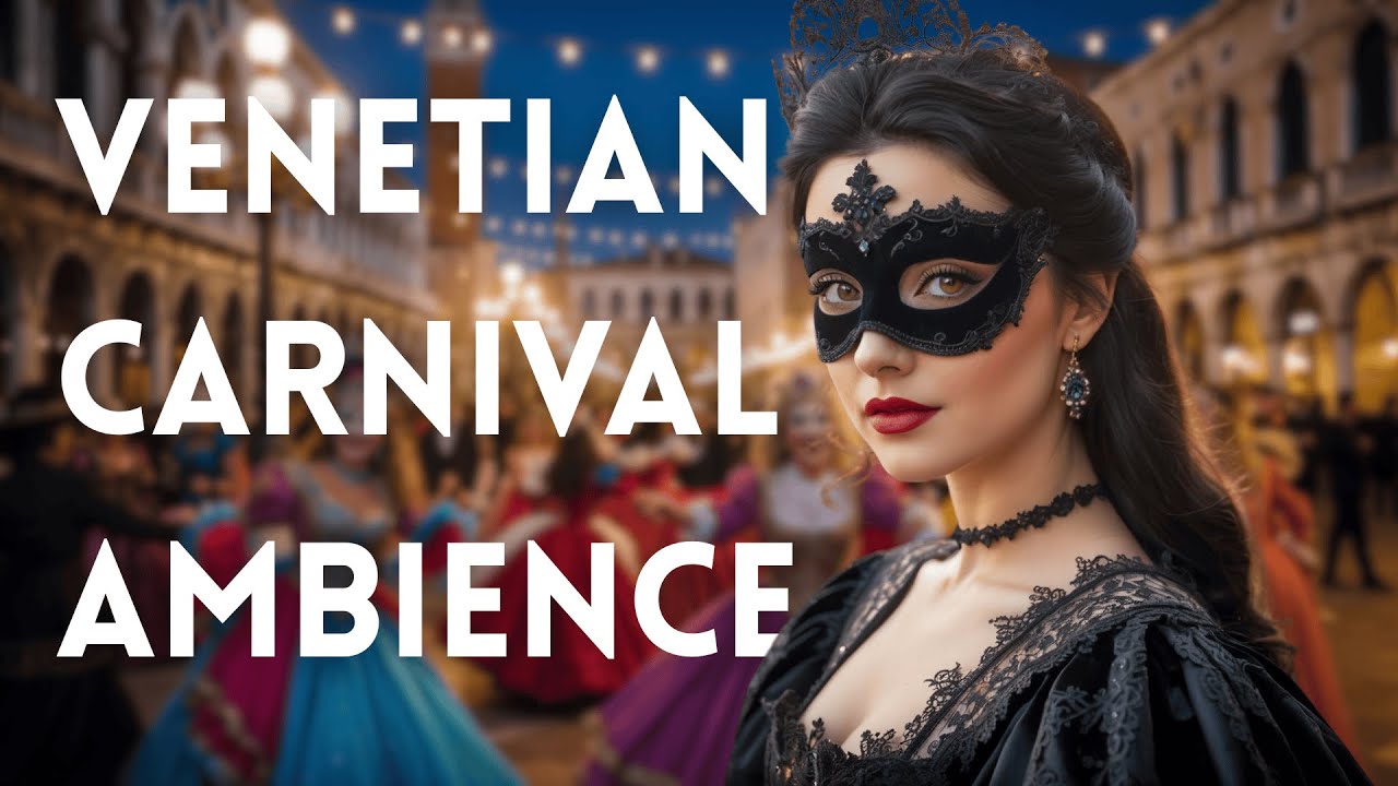 🎭 Venetian Carnival Ambience - Haunting Baroque Music for a Masquerade Night in Venice