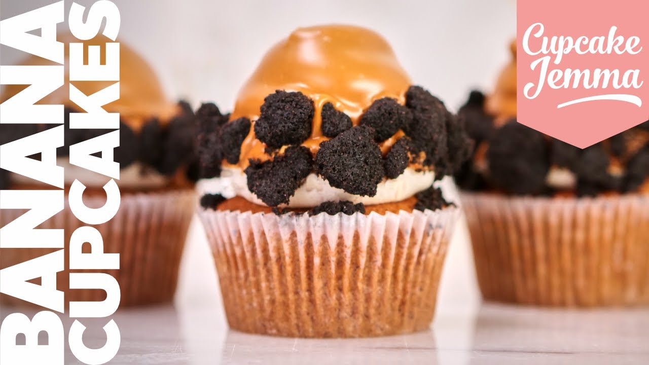 Banana, Burnt Butter and Caramelised White Chocolate Cupcakes Recipe