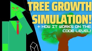 Famous TREE GROWTH SIMULATION! How it works on the code level. (Animated & Simulated) Wealth