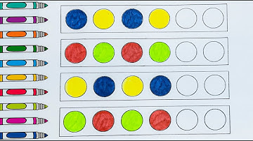 Easy Color Pattern Matching Game for Kids | Fun Educational Coloring Activity for Toddlers