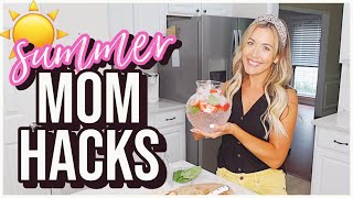 22 SUMMER MOM HACKS! FUN MOM SUMMER TIPS + TRICKS! @BriannaK Homemaking