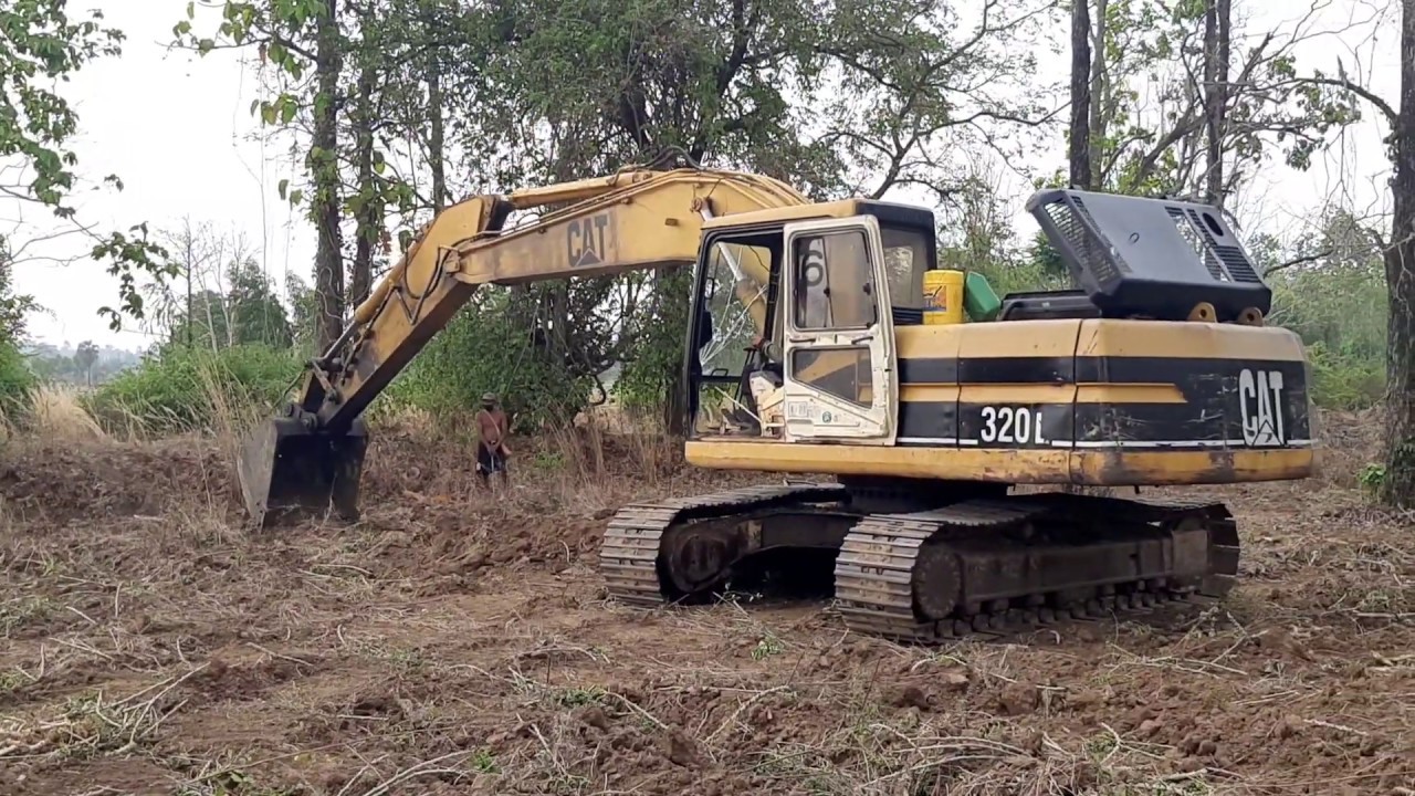 ปลุกขึ้นมาจก จอด5ปี CAT320L แก่แต่เก๋า ไม่เคยเจอรุ่นL ครับ งานชั่วโมง excavator EP.6553