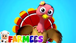 thanksgiving song turkey finger family turkey song for babies nursery rhymes farmees