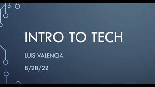 CSCI 150 Project Proposal - Intro to Tech
