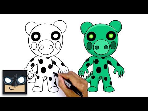 How To Draw Billy Roblox Piggy Youtube