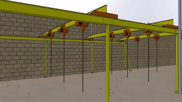 HOIST CRANE SOLIDWORKS ANIMATION