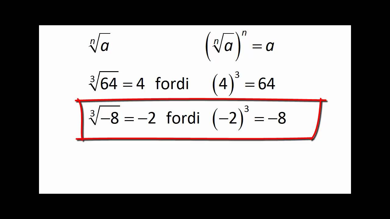 Potenser og rotuttrykk