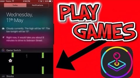 How To Play Games In Notification Centre (NO JAILBREAK)