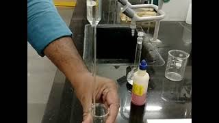 Titration of Hydrochloric acid with sodium Carbonate.