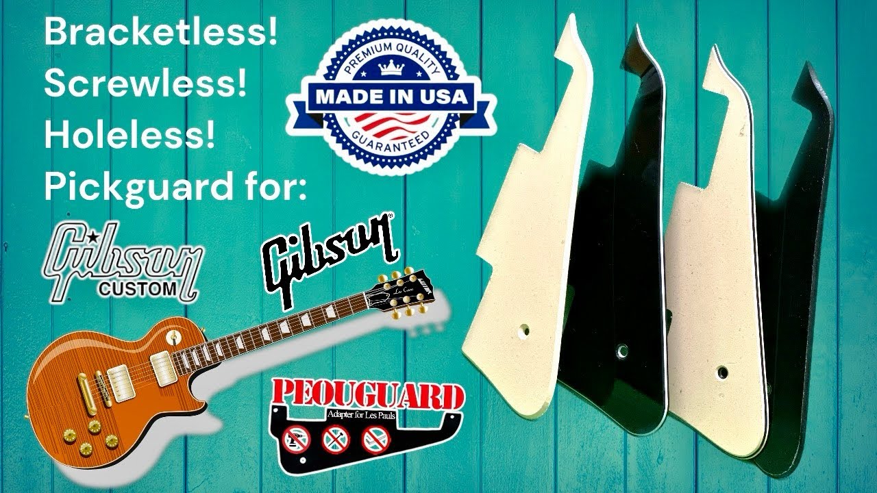 Pickguard Per Gibson Les Paul Junior 1958 - Battipenna Tartaruga Marrone