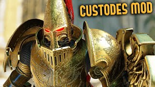 1 ADEPTUS CUSTODES vs TYRANID SWARM - Warhammer 40k: Space Marine 2 (4K, Mod)