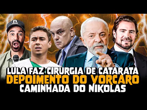 LULA E A CIRURGIA DA CATARATA | DEPOIMENTO VORCARO | CAMINHADA DO NIKOLAS - STAND UP DIOGO PORTUGAL