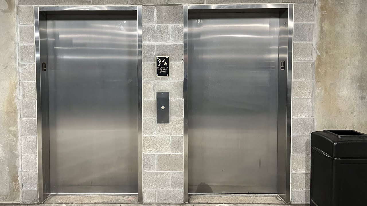 Epic KONE Ecodisc elevators at Langley Garage Knoxville TN YouTube