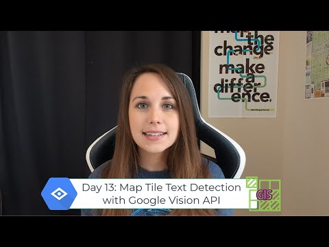 Map Tile Text Detection with Google Vision API