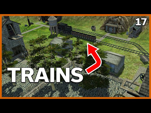 MegaMod 9 Banished Gameplay - We have a TRAIN!