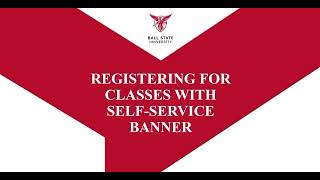 Honors College SSB Registration