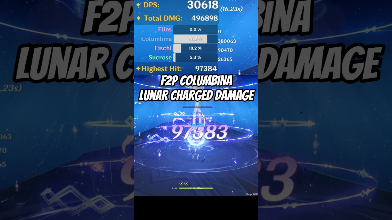F2P CoLumbina Lunar Charged Damage 