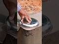 Simple Bowl Trick Creates Perfect Concrete Curves #Construction #Concrete #Masonry