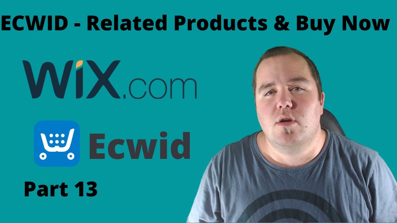ECWID - Related Products & Buy Now | Build an eCommerce website using Wix | Wix ecommerce | part 13