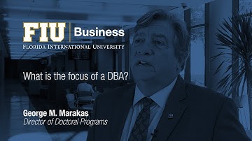 What is the focus of a DBA?