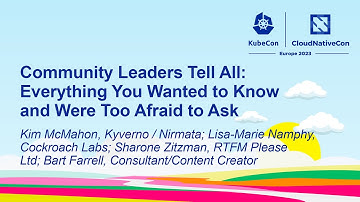 Community Leaders Tell All: Everything You Wanted to Know and Were Too Afraid to Ask