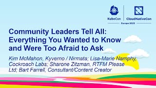 Community Leaders Tell All: Everything You Wanted to Know and Were Too Afraid to Ask