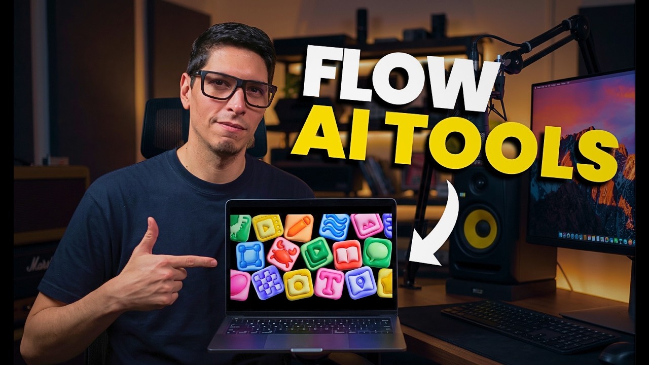 AI Mind Revolution thumbnail about Google Flow as an integrated AI image workspace