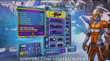 Borderlands 2 - Zero Skill Tree, Weapons, Stats