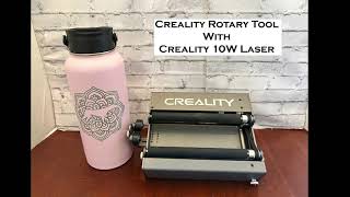 Install and use Creality Rotary Tool w/ Creality 10w Laser