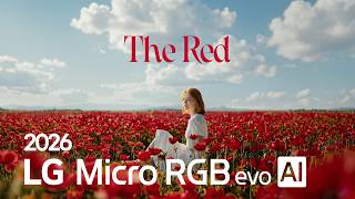 2026 LG Micro RGB evo AI : The Red I LG